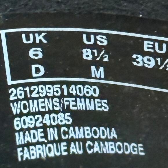 Clarks Sheryn Madi Black Leather Slip On Loafers Flats Comfort Shoes Womens 8.5 - Picture 16 of 16